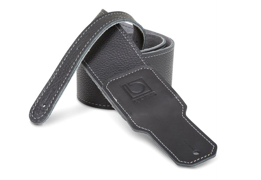 Boss BSL-25-BLK 2.5" Black Premium Leather Guitar Strap