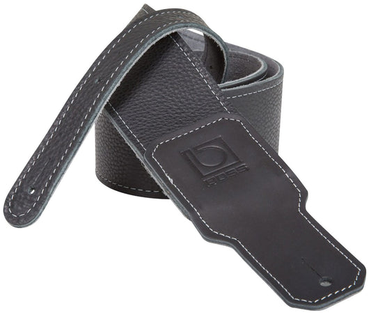 Boss BSL-30-BLK 3" Black Premium Leather Guitar Strap