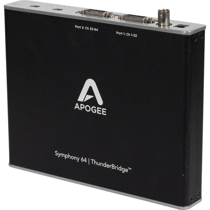 Apogee Symphony 64 ThunderBridge Thunderbolt Connection