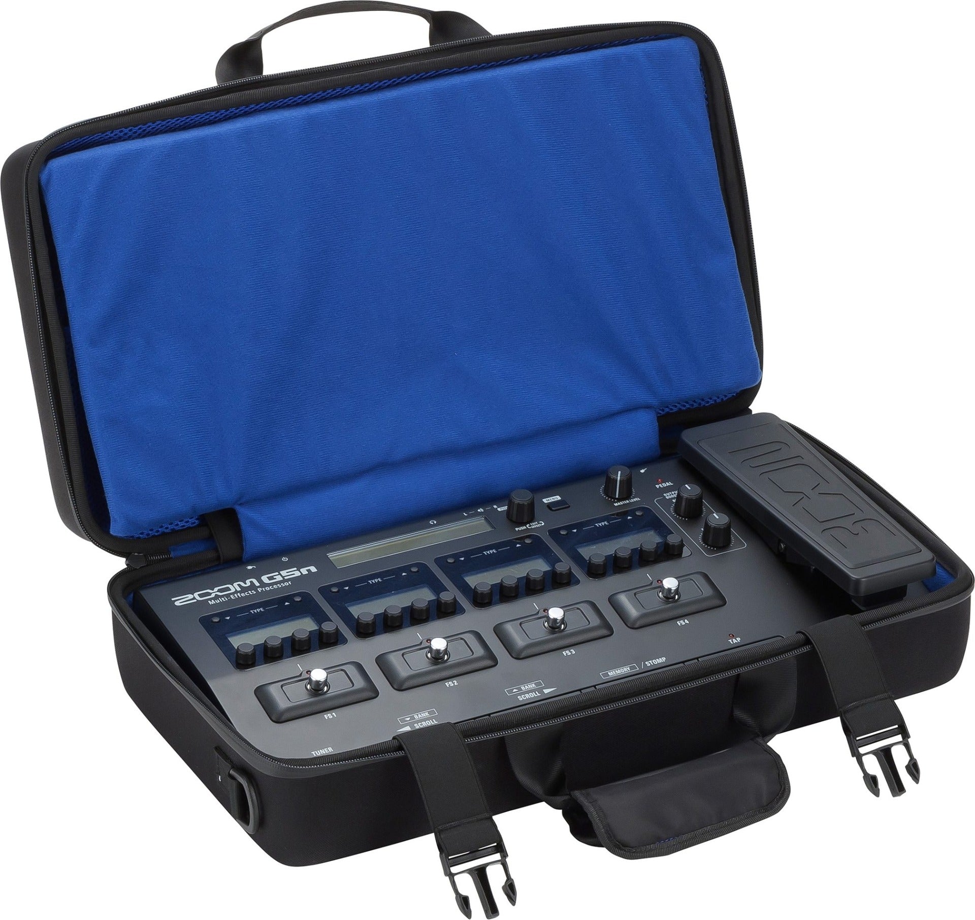 Zoom Carrying Bag W/Pads & Stretch Bands for G5n Multi-Effects