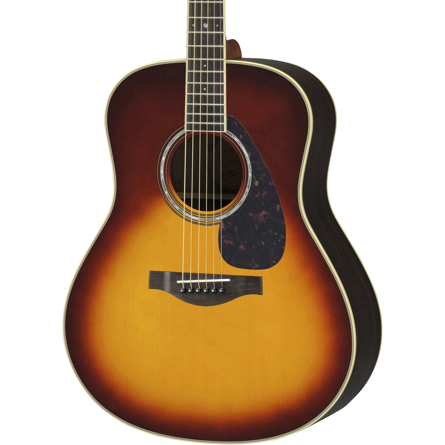 Yamaha LL6BSARE Dreadnought Body Acoustic Guitar - Brown Sunburst