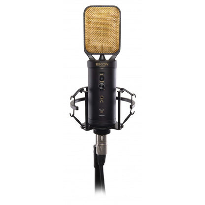 Eikon CM14USB USB + XLR Condenser Studio Mic w/USB Interface - Black & Gold