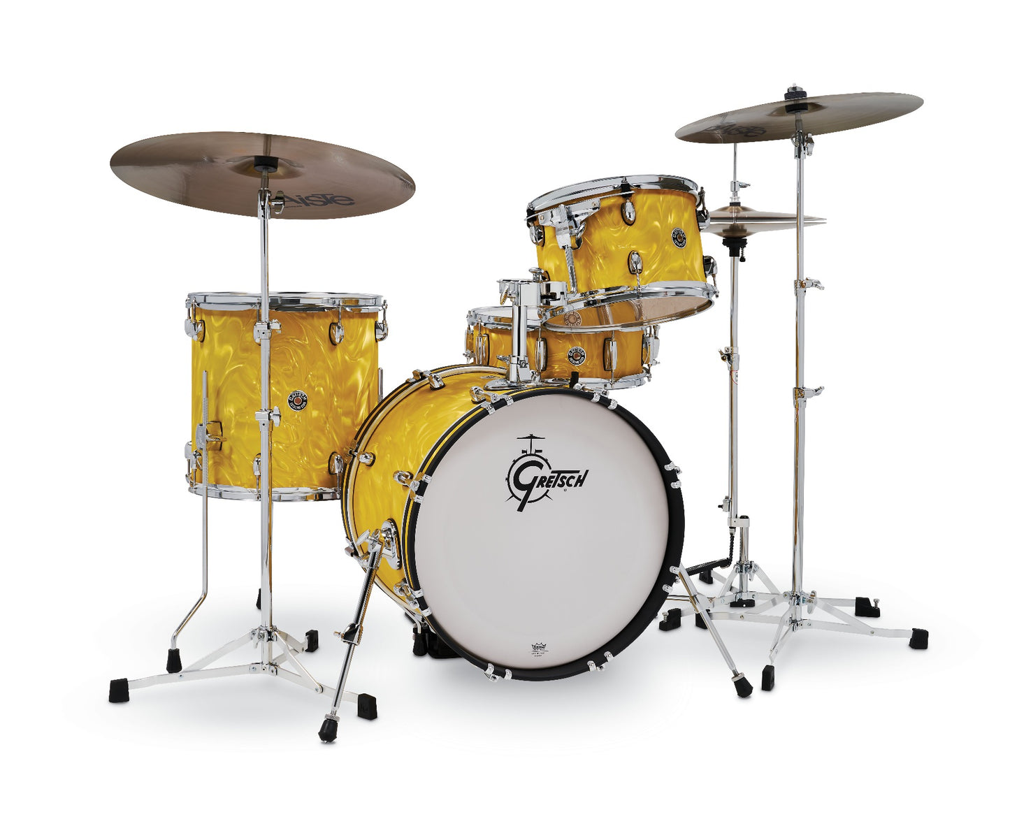 Gretsch Catalina Club Series 4-Piece Bop Kit - Yellow Satin Flame