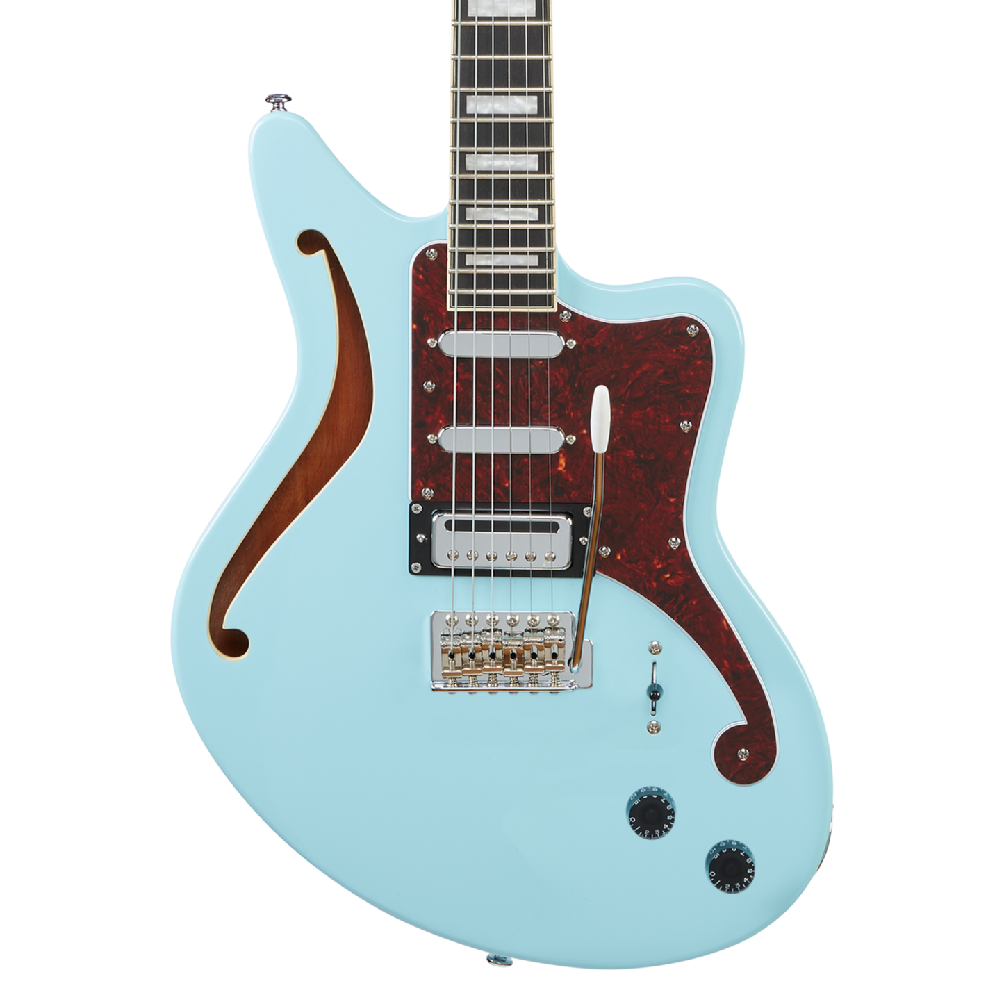 D’Angelico Premier Bedford SH Semi Hollow Electric Guitar - Sky Trem Blue