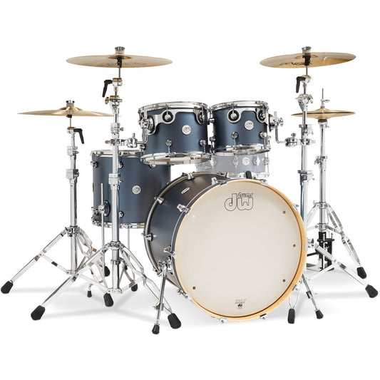 Drum Workshop Design Series 4-Piece Shell Kit - Blue Slate