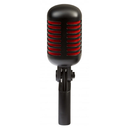 Eikon DM55V2 Vintage Design Professional Vocal Dynamic Mic Satin Black/Red Trim