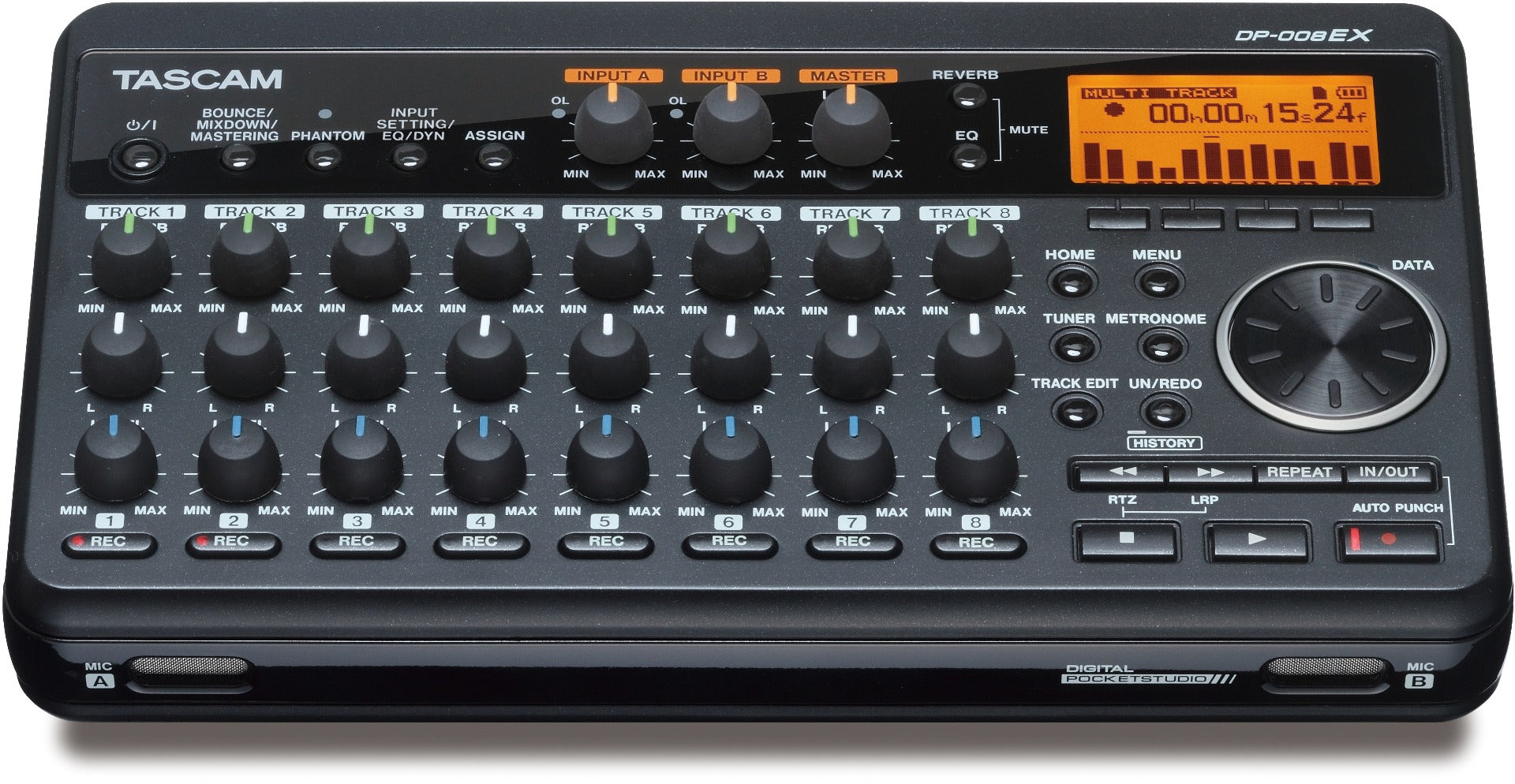 Tascam DP-008EX 8-Track Digital Pocketstudio Multi-Track Audio