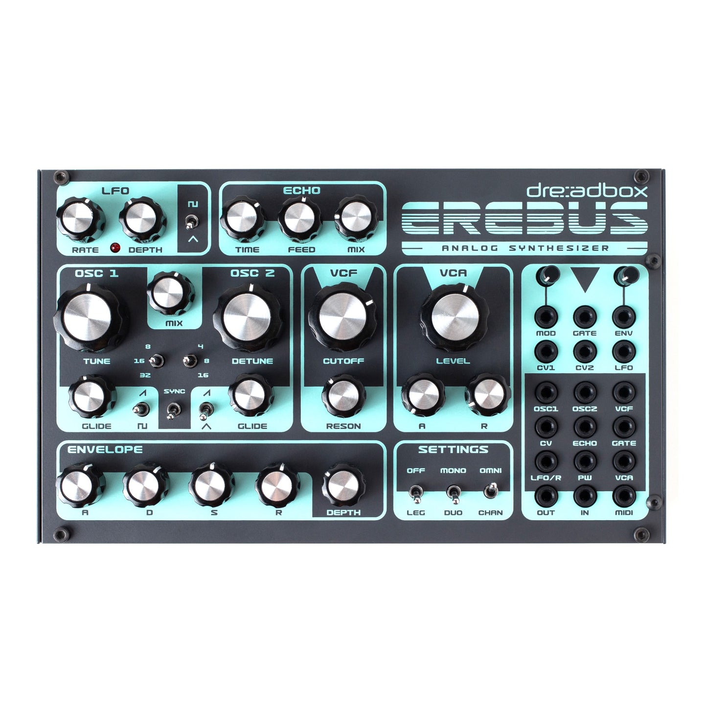 Dreadbox Erebus 2 Voice Paraphonic USB Powered Analog Synthesizer