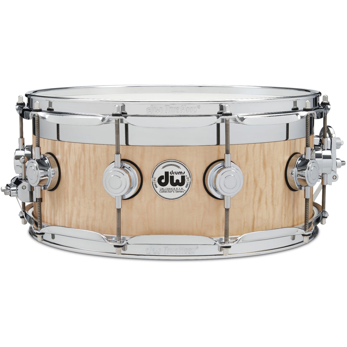 Drum Workshop Collectors Series Top Edge 6x14 Snare Drum - Satin Natural