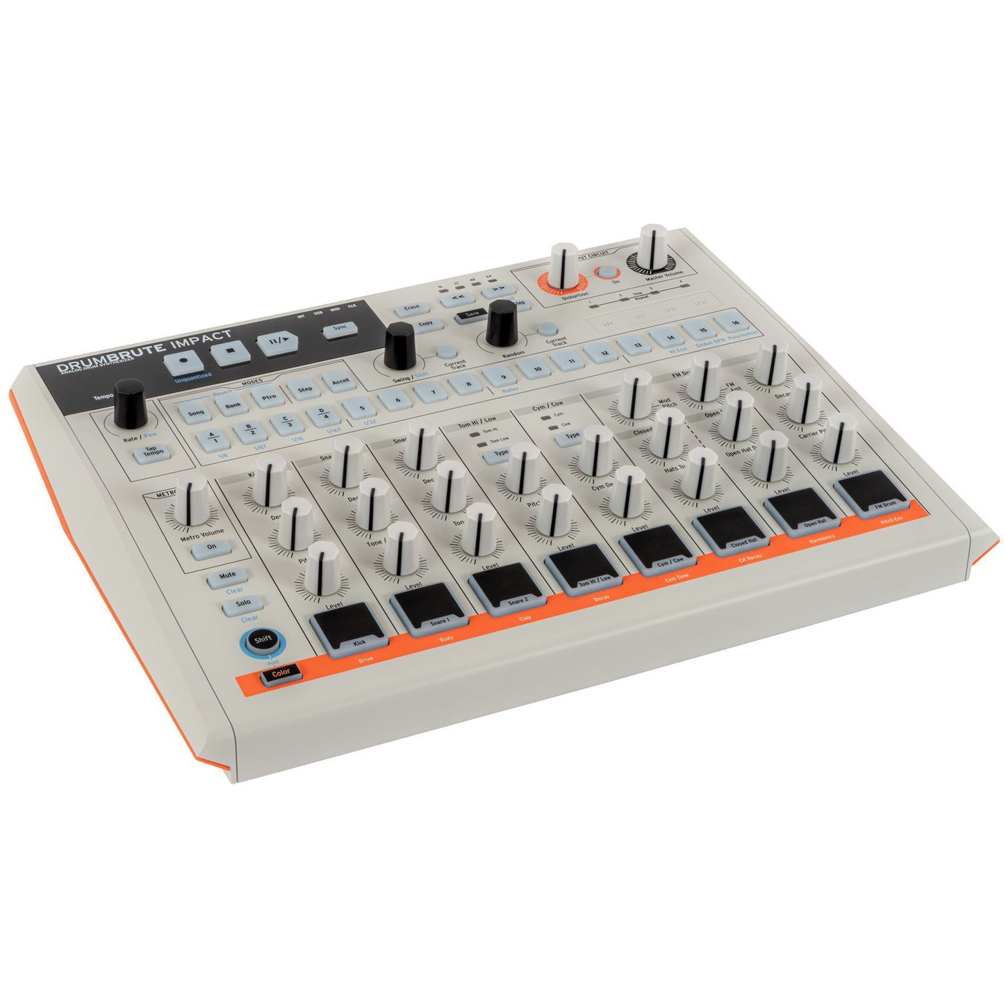 Arturia DrumBrute Impact 1984 Analog Drum Machine - White