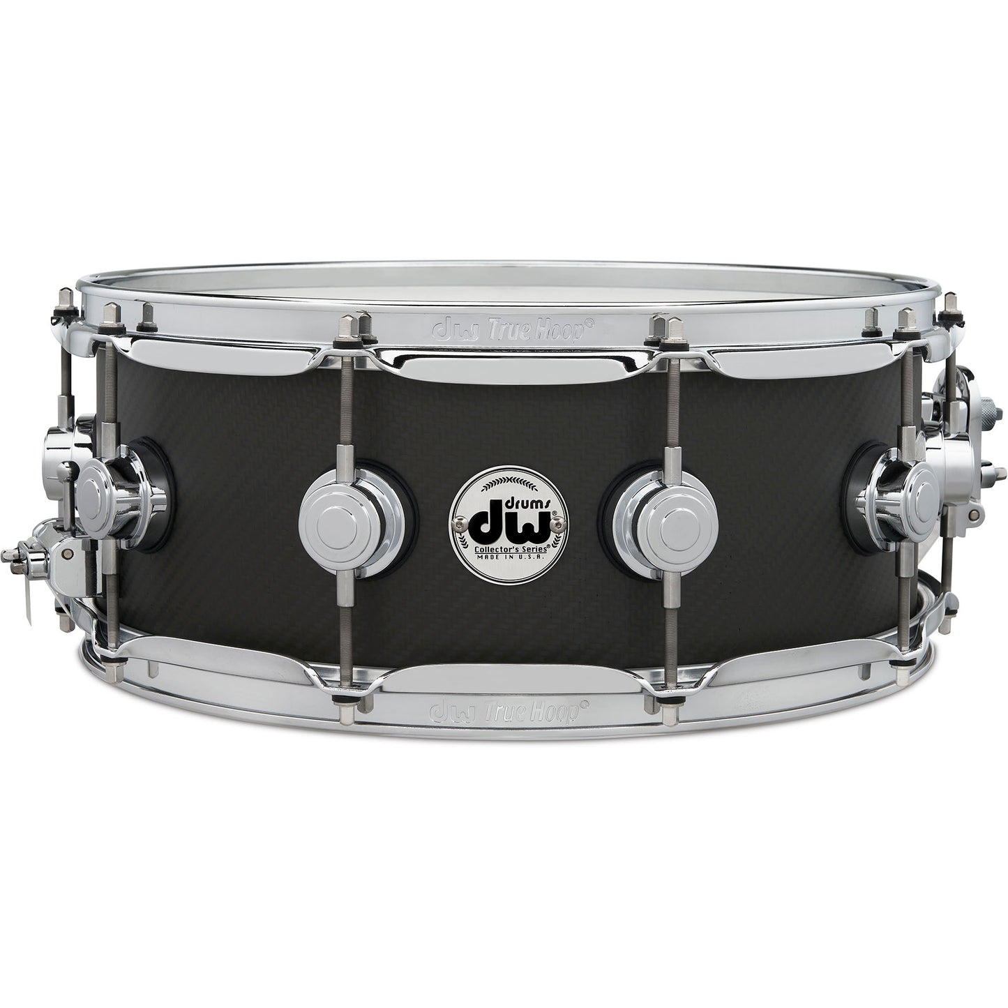 Drum Workshop DRVF5514SVC Carbon Fiber Snare 14 x 5.5 in - Chrome Hardware