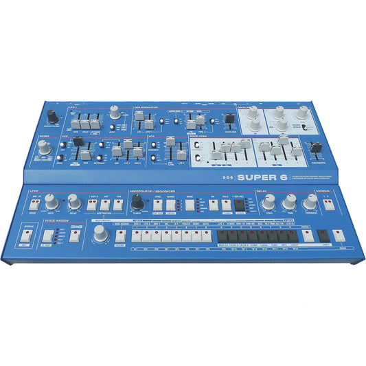 UDO Audio Super 6 Polyphonic Desktop Synthesizer Limited Edition Blue