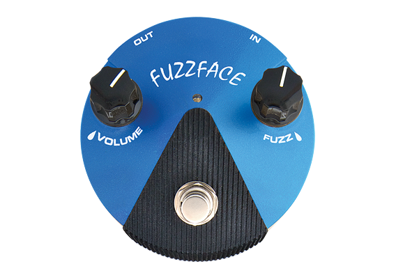 Dunlop FFM1 Silicon Fuzz Face Mini Blue Pedal