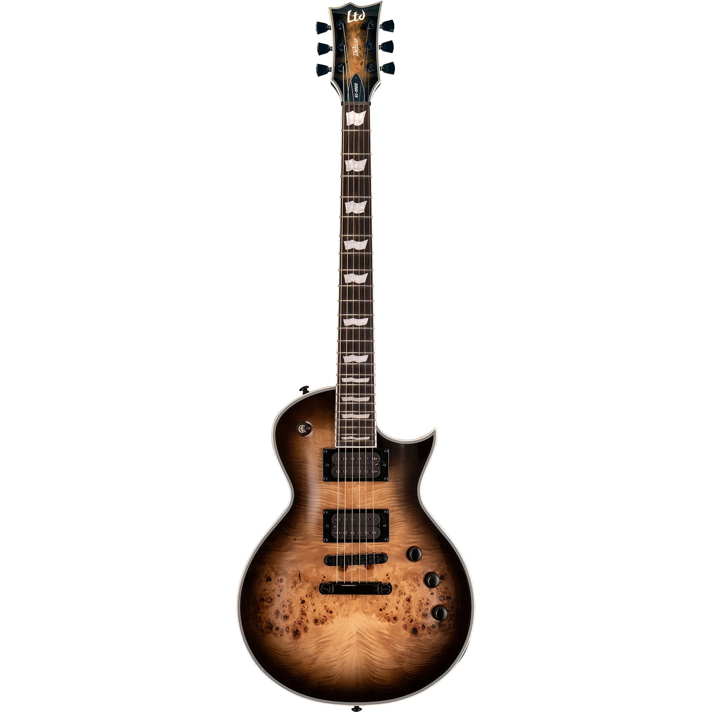 ESP LTD EC-1000 Deluxe Electric Guitar, Black Natural Burst