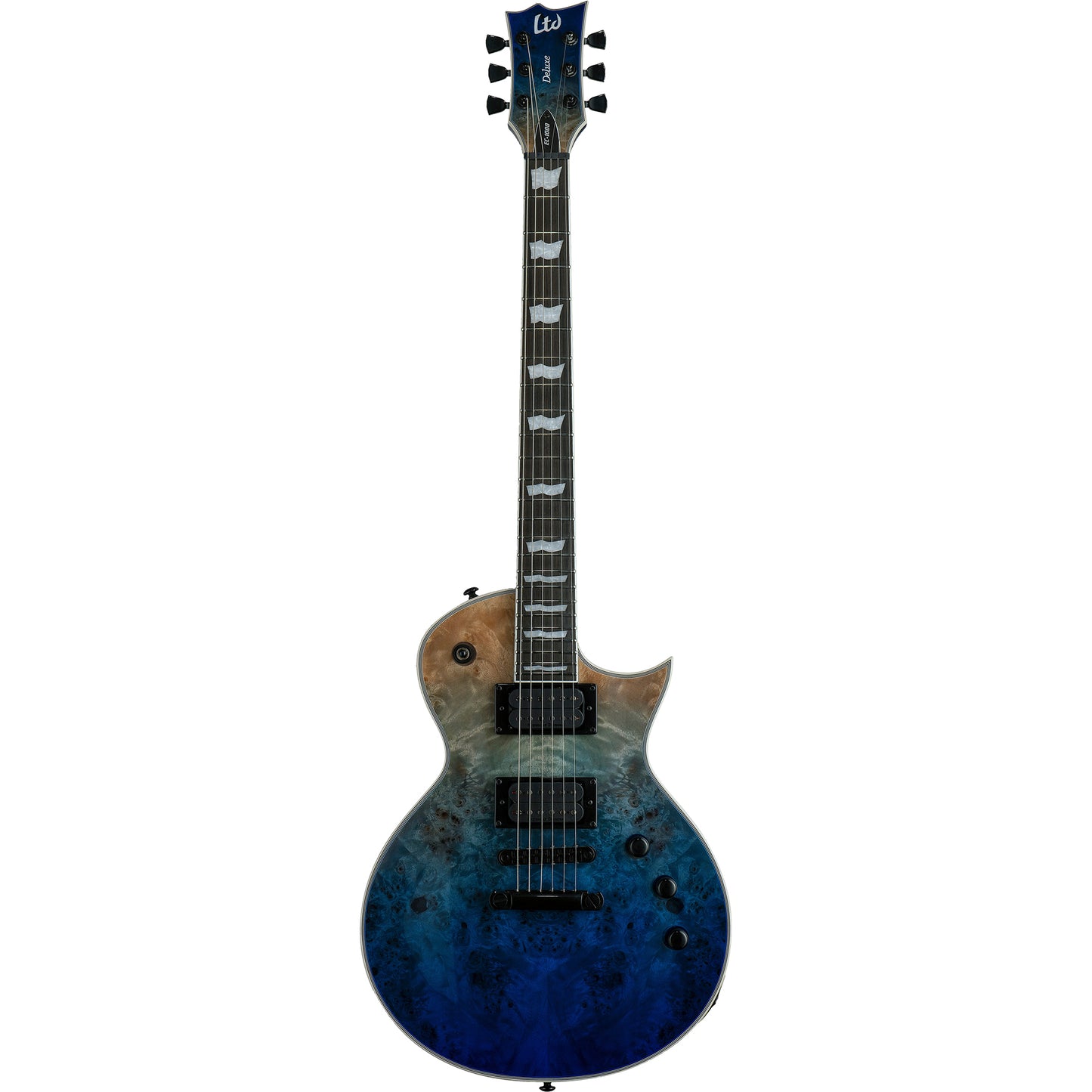 ESP LTD EC-1000 Electric Guitar, Blue Natural Fade