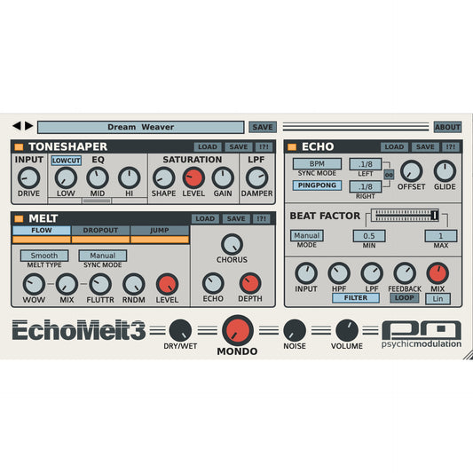 Psychic Modulation EchoMelt3 Plugin