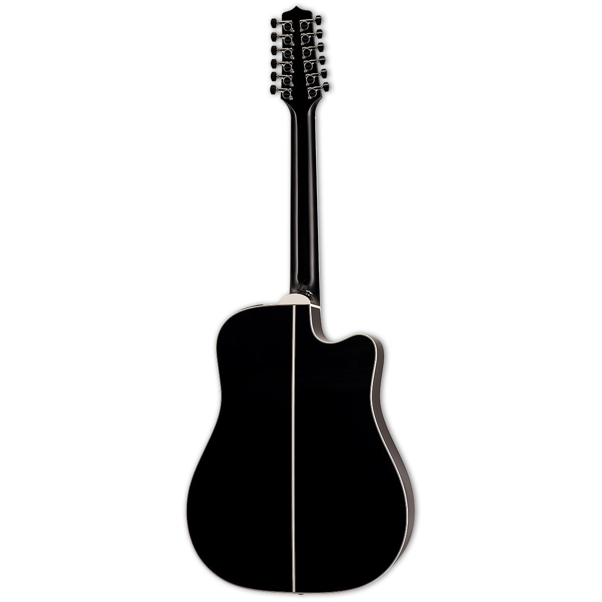 Takamine Legacy Left Handed 12 String Acoustic Electric Guitar - Black