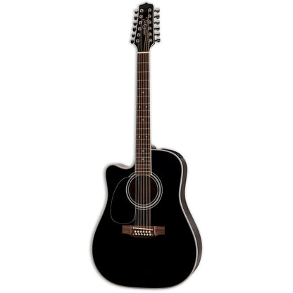 Takamine Legacy Left Handed 12 String Acoustic Electric Guitar - Black