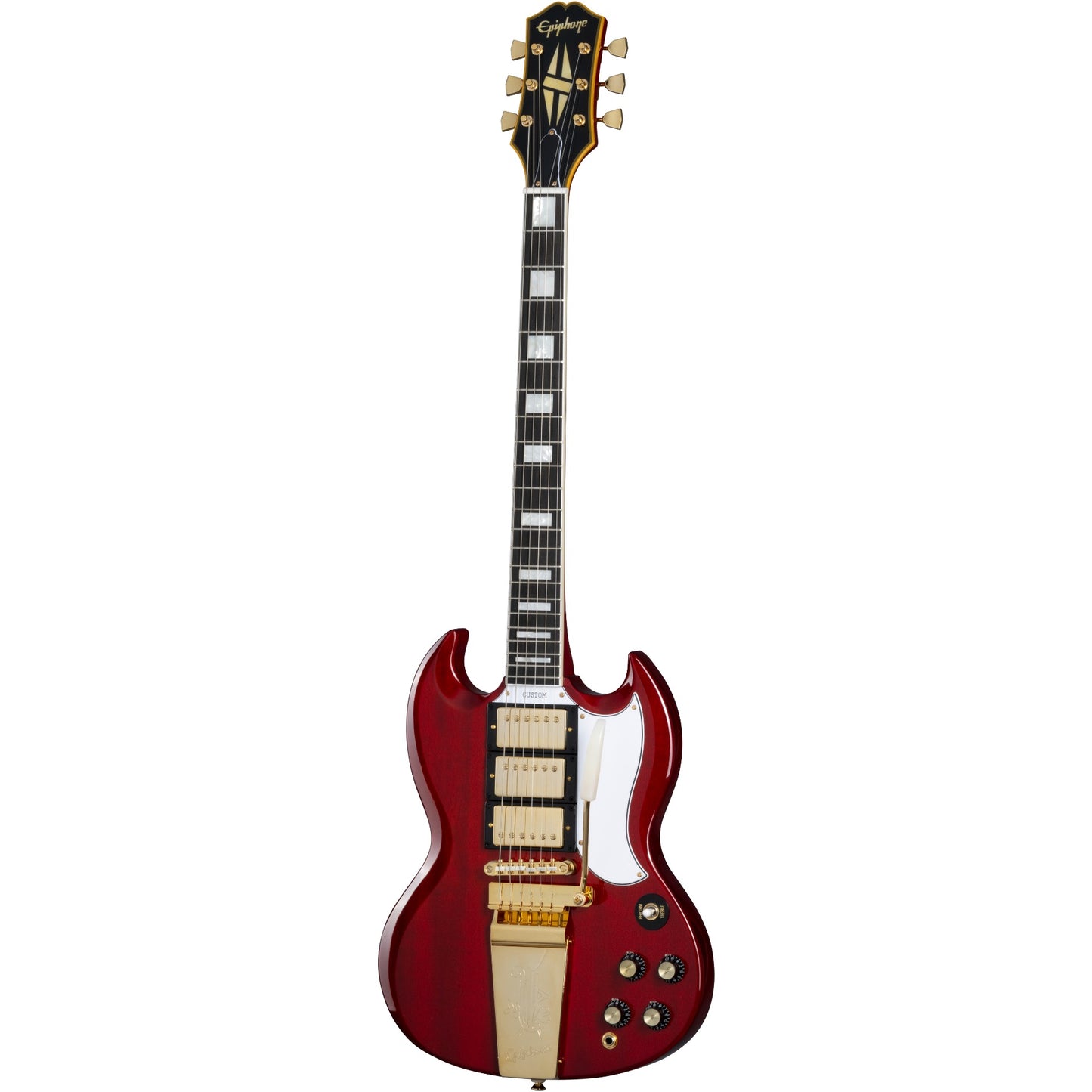 Epiphone Joe Bonamassa 1963 SG Custom Electric Guitar - Dark Wine Red