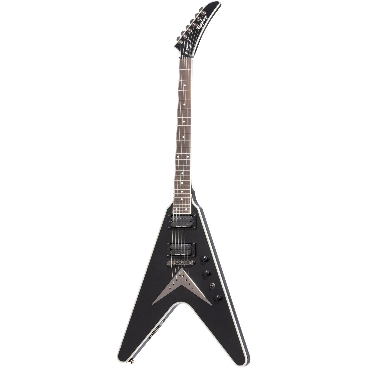 Epiphone Dave Mustaine Flying V Custom Electric Guitar - Black Metallic