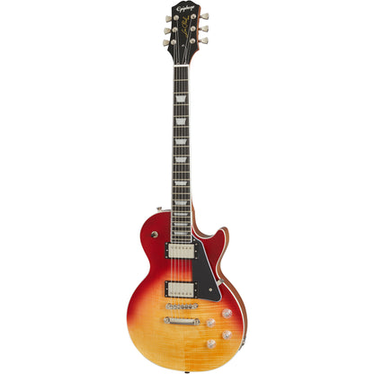 Epiphone Les Paul Modern Figured Electric Guitar in Magma Orange Fade