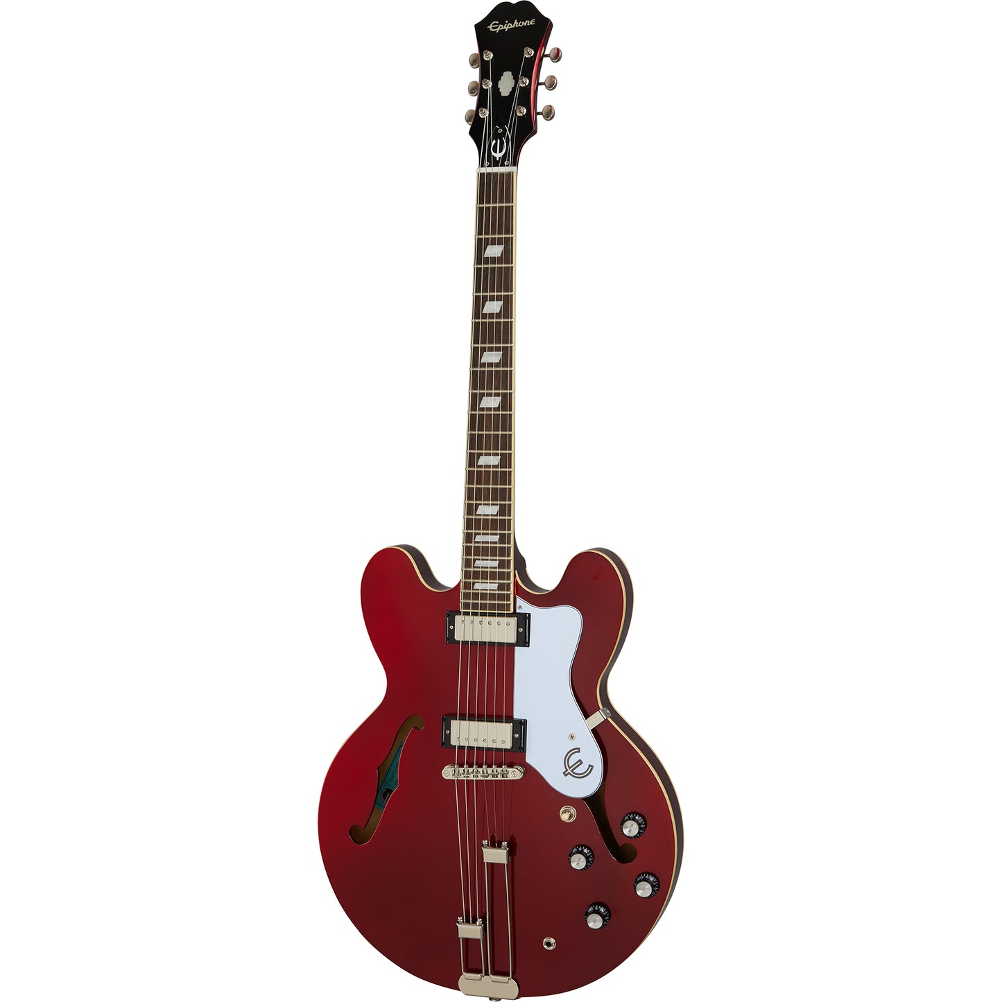 Epiphone Riviera Semihollow Electric Guitar, Sparkling Burgundy