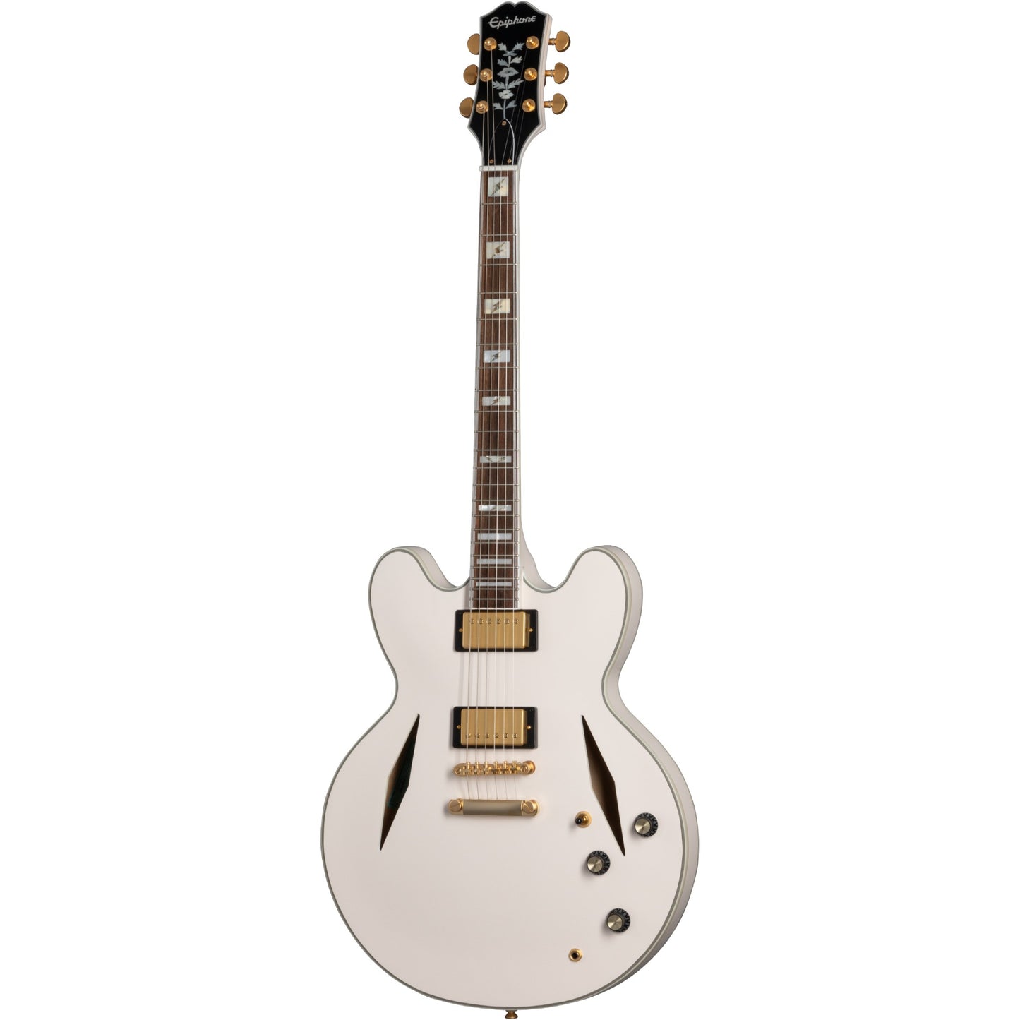 Epiphone Emily Wolfe “White Wolfe” Sheraton Electric Guitar - Aged Bone White