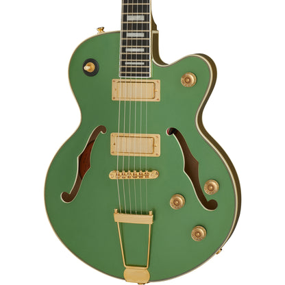 Epiphone Uptown Kat ES Semi Hollow Electric Guitar, Emerald Green Metallic