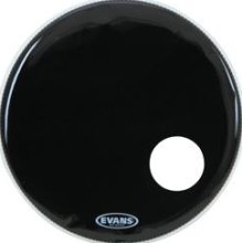 Evans EQ3 Black 22 Resonant Bass Drum Head