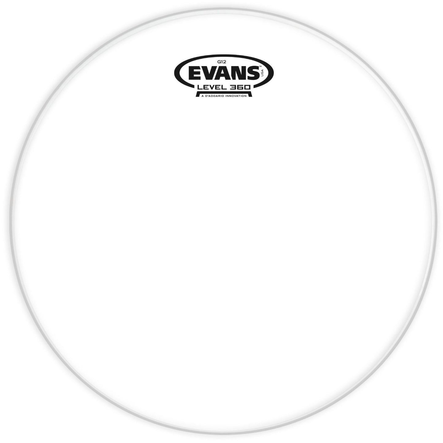 Evans TT12G12 12" Clear G12 Drum Head