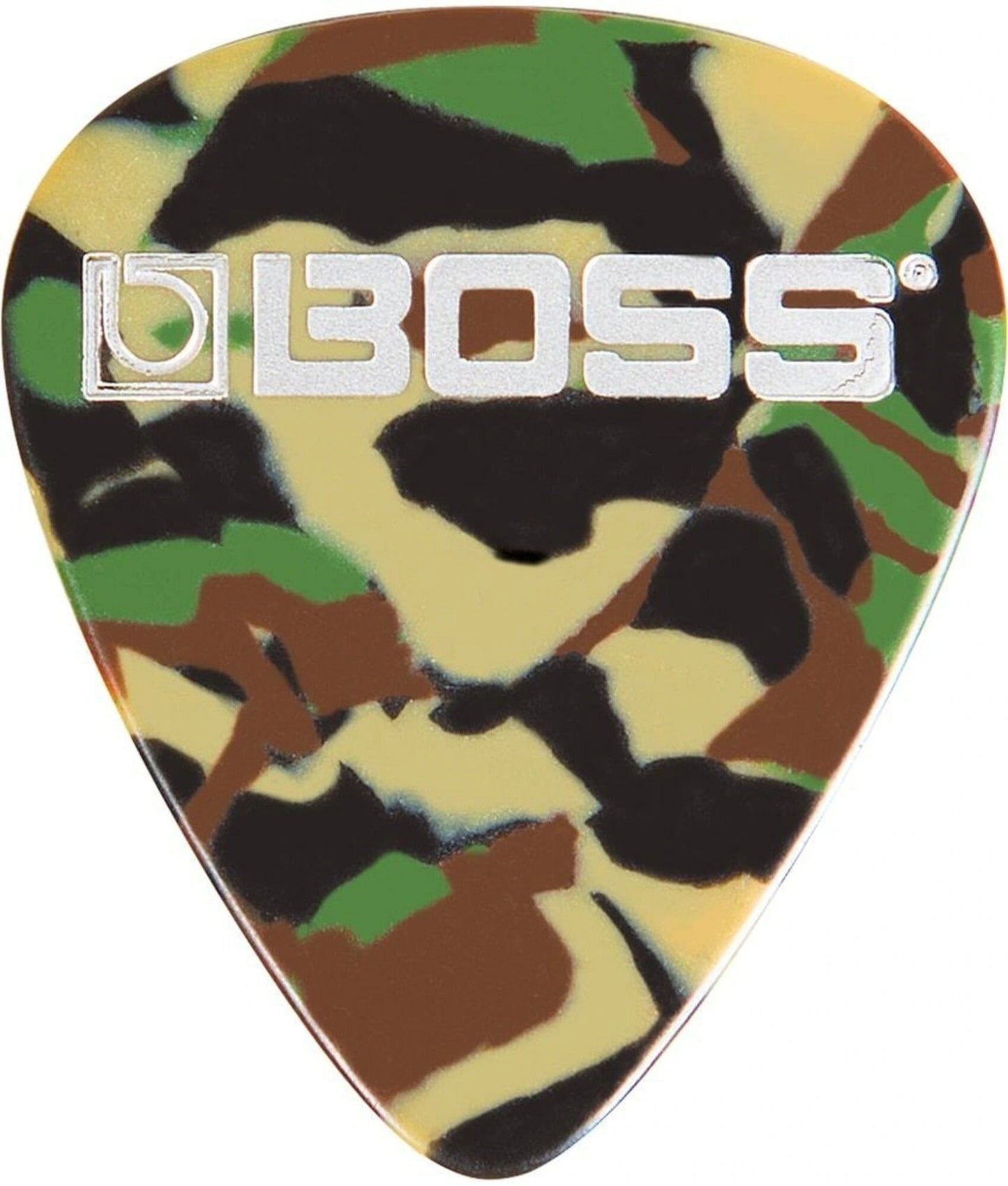 Boss BPK-12-CT Celluloid Pick Thin CAMO 12-Pack