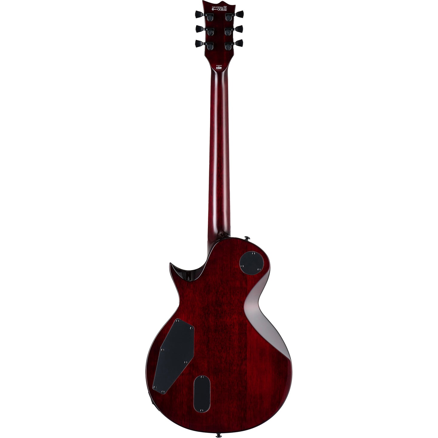 ESP LTD EC-1000 Fluence Quilted Maple Electric Guitar, See Thru Black Cherry