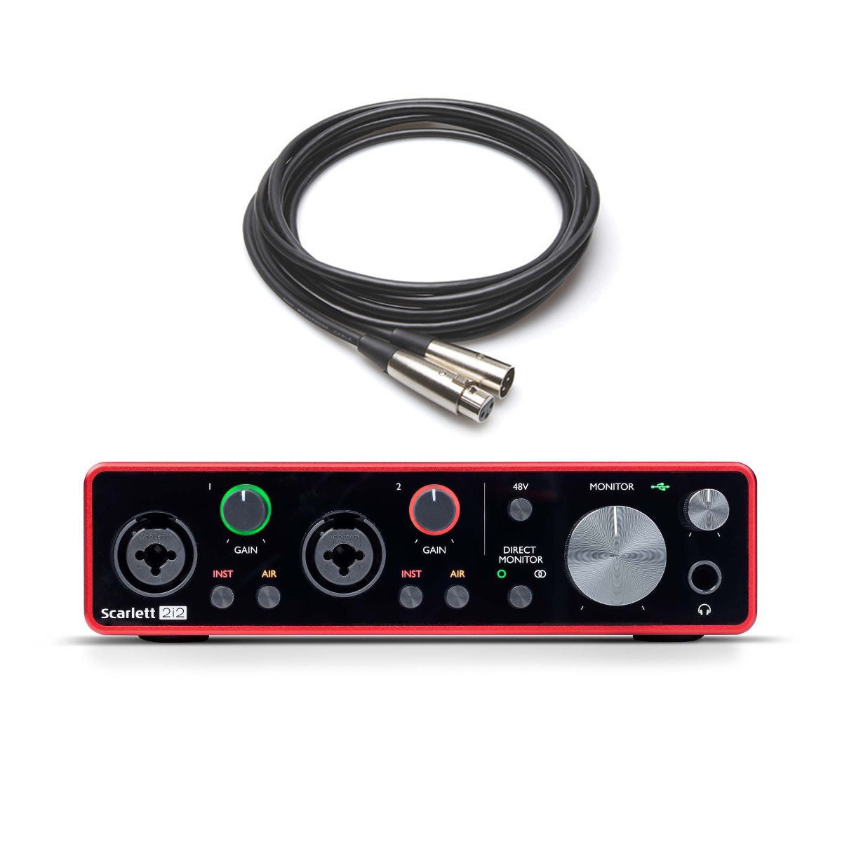 Focusrite Scarlett 2i2 3rd Gen 2-In, 2-Out USB Audio Interface