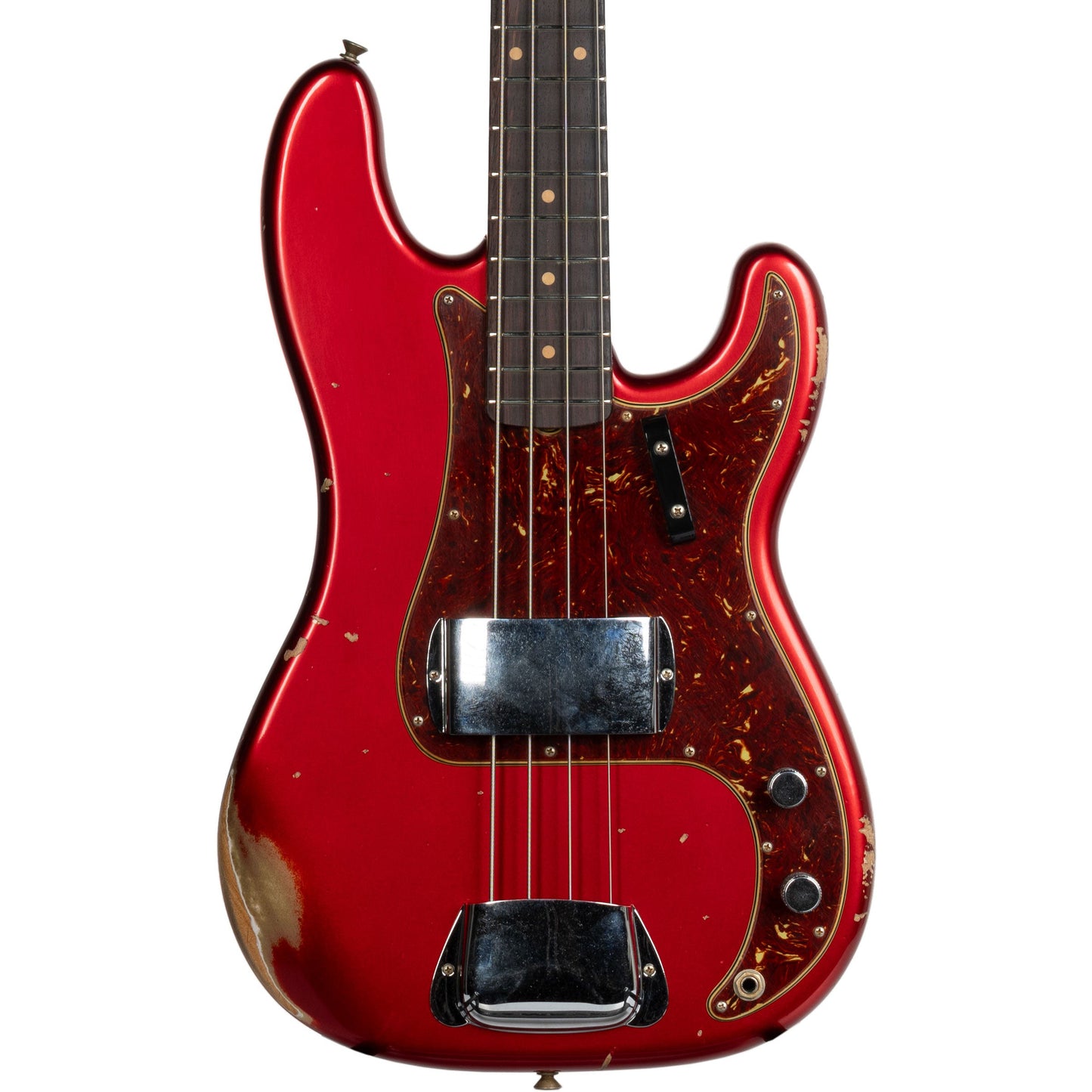 Fender Custom Shop 1962 Precision Bass Relic - Aged Candy Apple Red