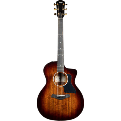 Taylor 224ce Koa Deluxe Grand Auditorium Acoustic Electric Guitar, Hawaiian Koa