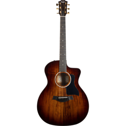 Taylor 224ce Koa Deluxe Grand Auditorium Acoustic Electric Guitar, Hawaiian Koa