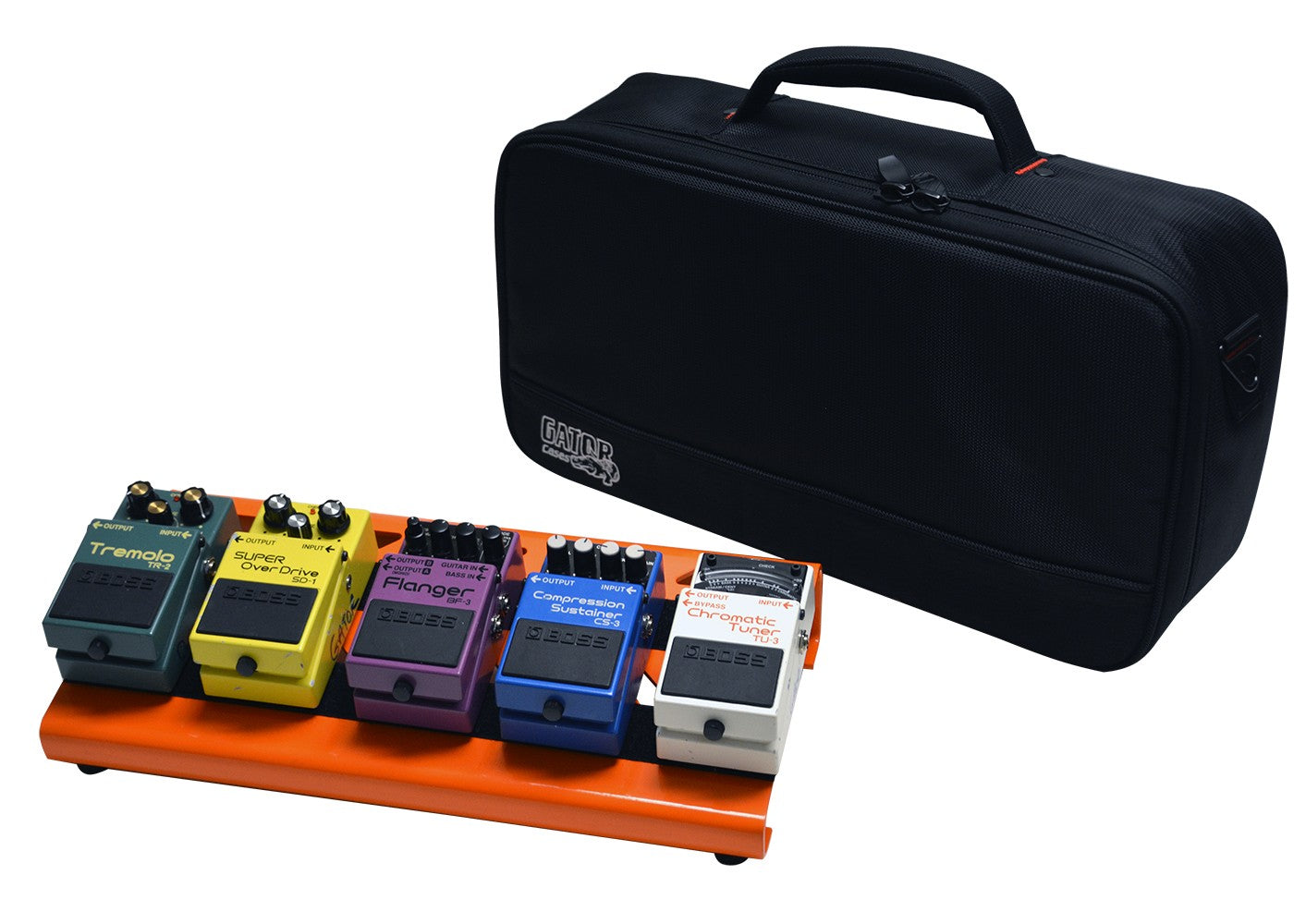 Gator GPB-LAK-OR British Orange Small Aluminum Pedal Board with Gator Carry  Bag and 6 Patch Cables – Alto Music