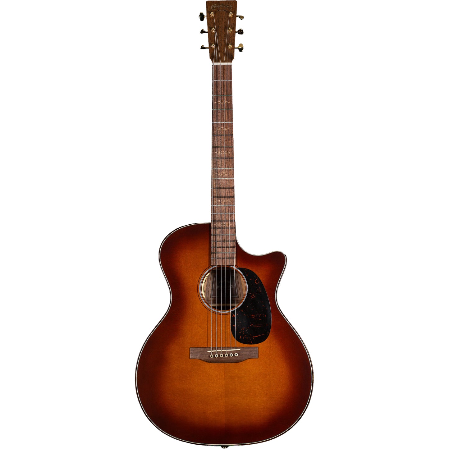 Martin GPCE Inception Maple Acoustic Electric Guitar, Amber Fade Sunburst