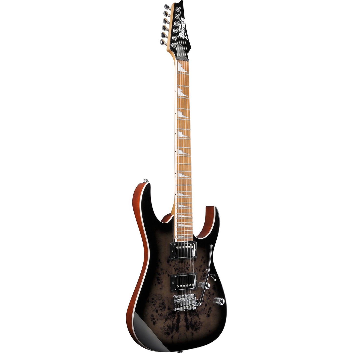 Ibanez GRG220PA1BKB RG Gio Electric Guitar, Brown Black Burst