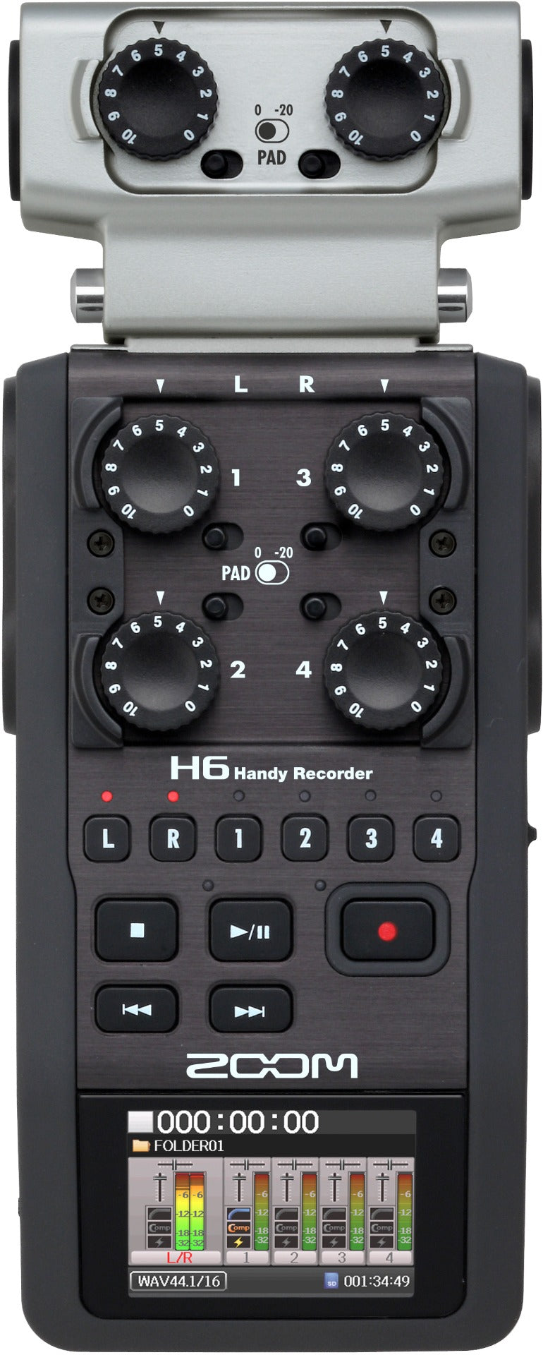 Zoom EXH6 XLR/TRS Capsule for The Zoom H6 Handy Recorder – Alto Music