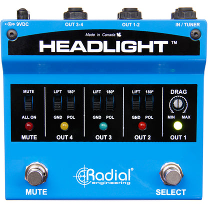 Radial Headlight Guitar Amp Selector