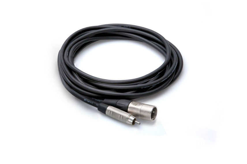 Hosa HRX-010 Pro Cable XLR Male to RCA 10ft