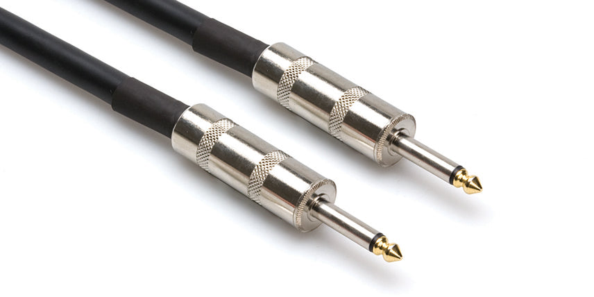 Hosa SKJ-203 Speaker Cable 1/4"" TS to Same 3ft