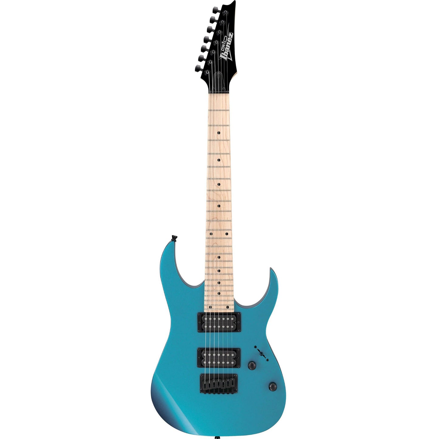 Ibanez GRG7221MMLB RG Gio 7-String Electric Guitar, Metallic Light Blue