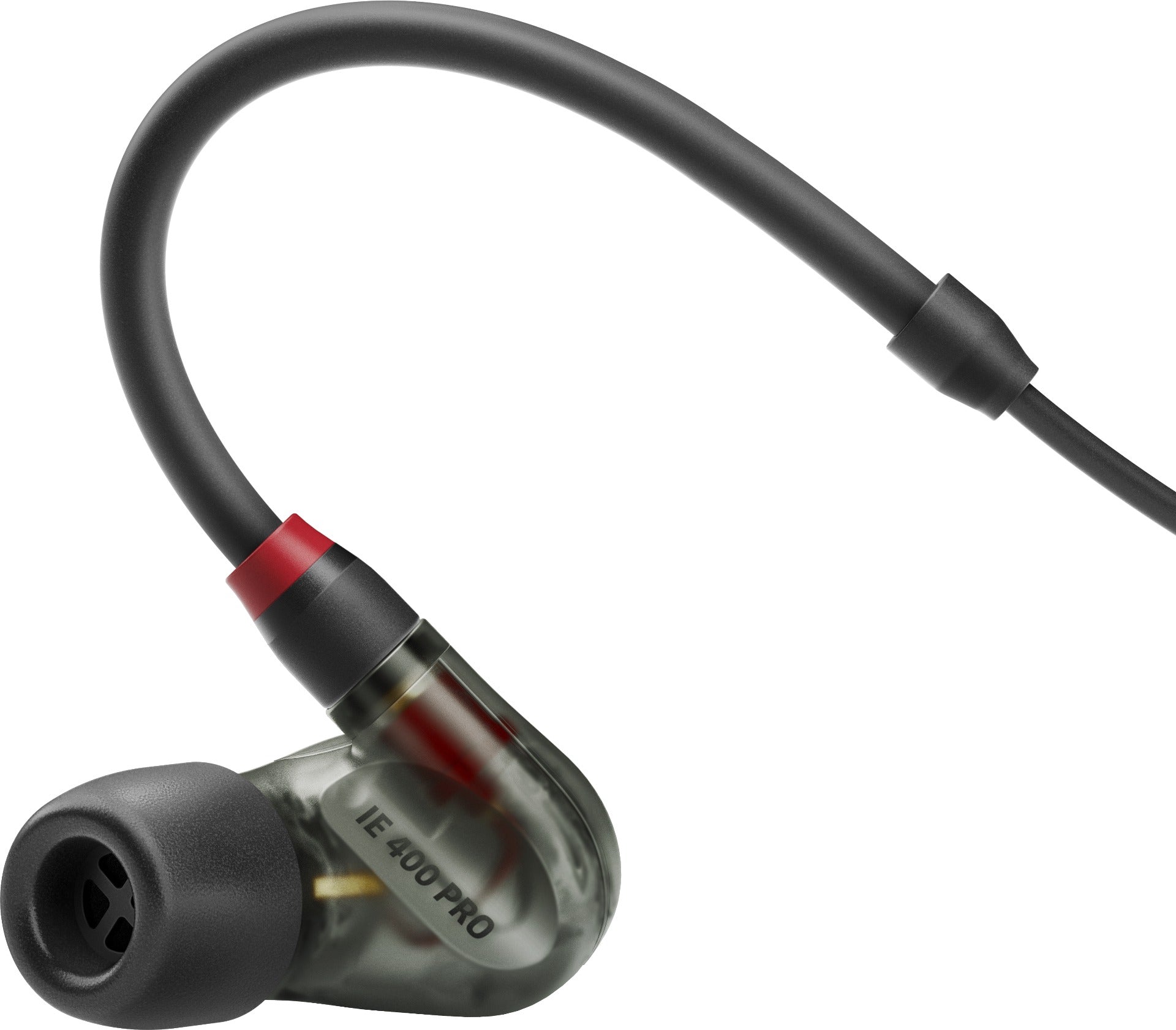 Sennheiser IE 400 Pro In-Ear Monitoring Headphones, Smoky Black