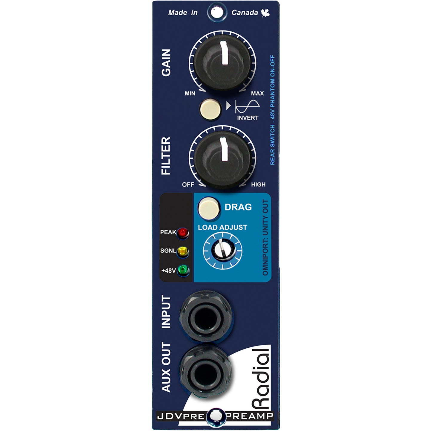 Radial JDV-Pre 500-Series Instrument Preamp and DI