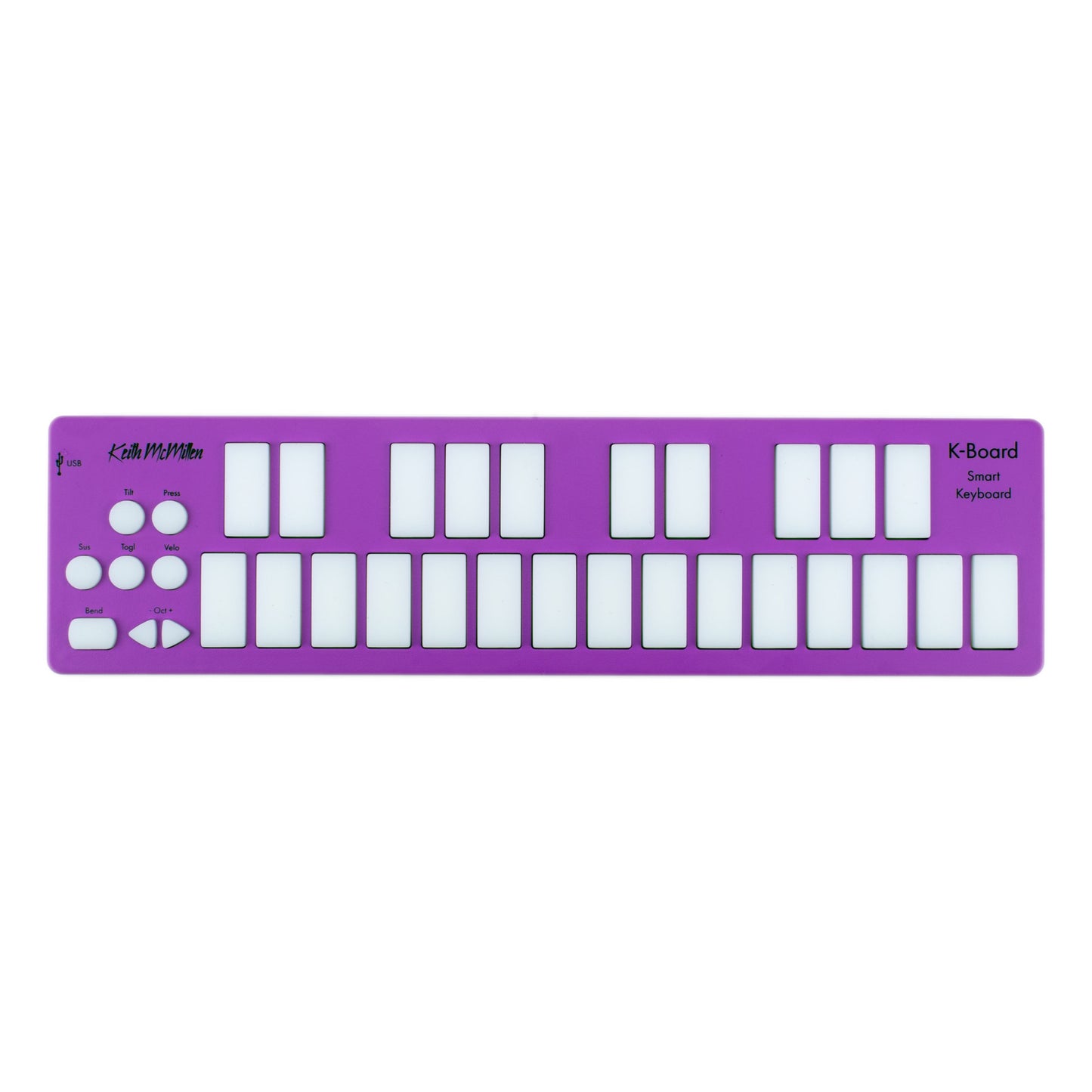 Keith McMillen Instruments K-Board C 25 Key MIDI Keyboard Controller - Orchid