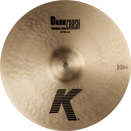 Zildjian 18” K Series Dark Crash Medium Thin Cymbal