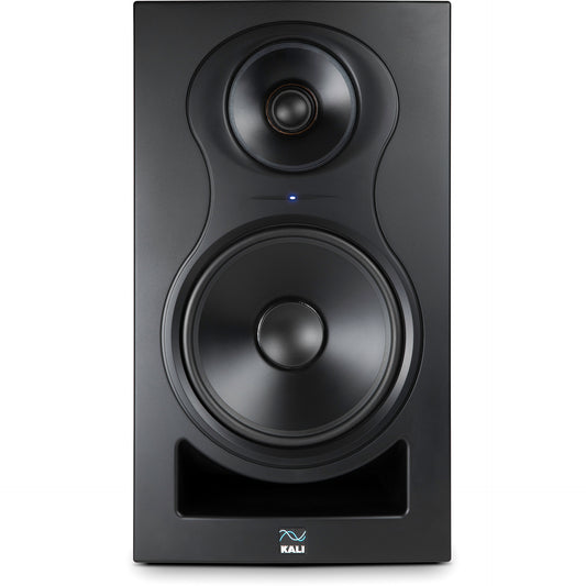 KALI AUDIO IN-8 V2 8" Powered 3-way Studio Monitor - 140W Speaker System - Boundary Compensation EQ Settings - For Mixing, Recording, Audio Production - XLR, TRS, RCA Inputs - Single, Black