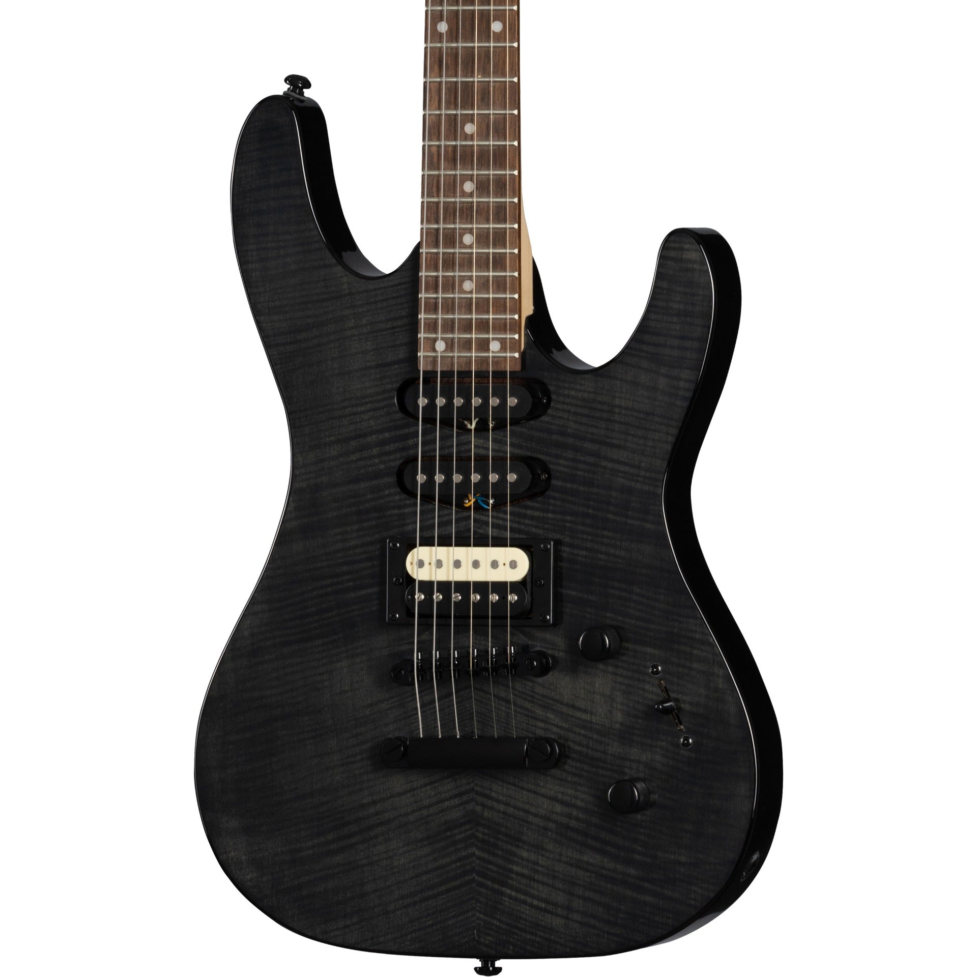 Kramer Striker Figured HSS Electric Guitar in Transparent Black – Alto ...